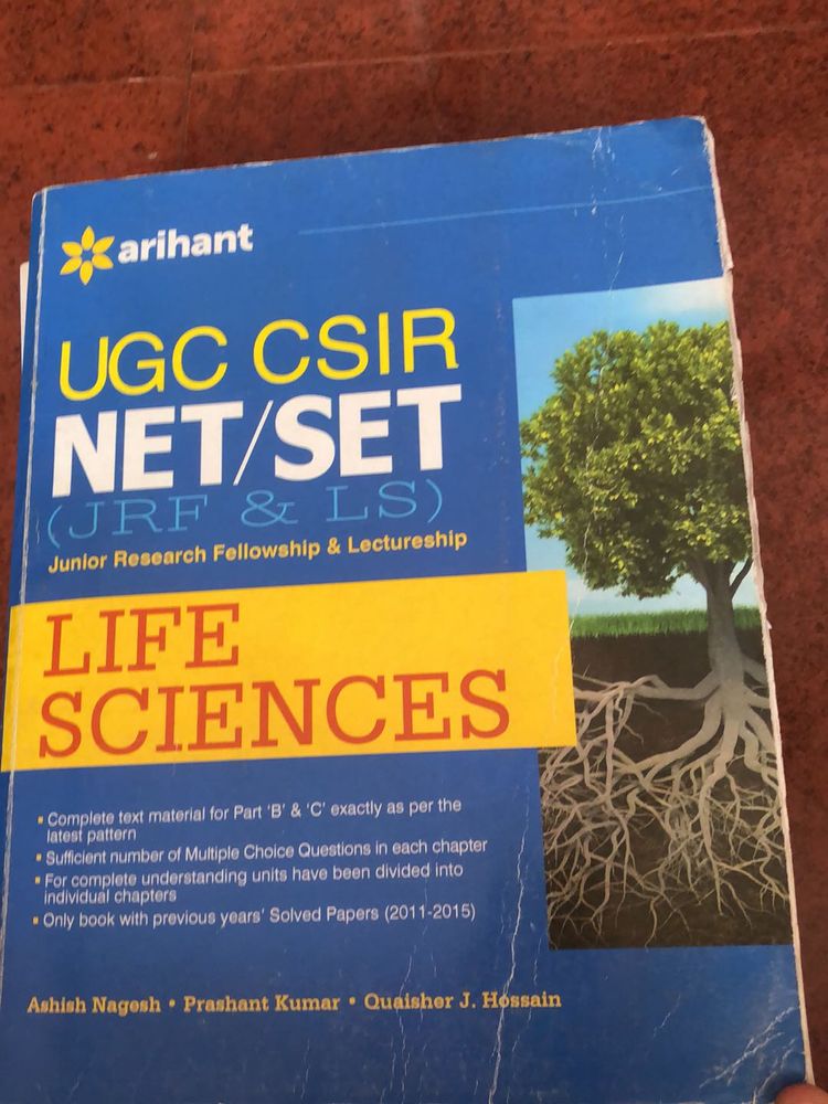 Arihant UGC CSIR NET/SET JRF&LS LIFE SCIENCES Text