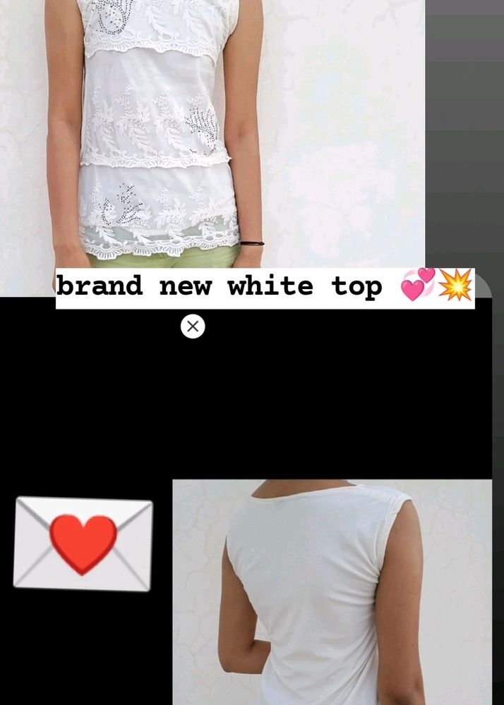 new white top 🌸