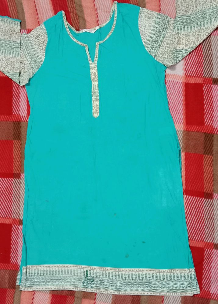 Ladies Green Kurti