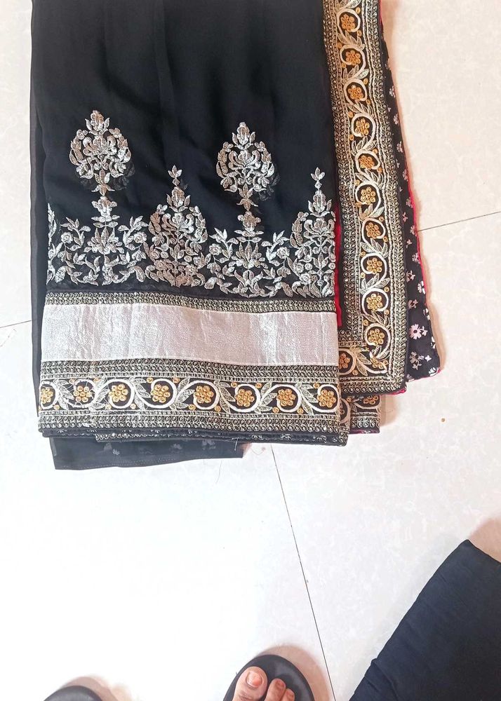 Double Sahaded Saree