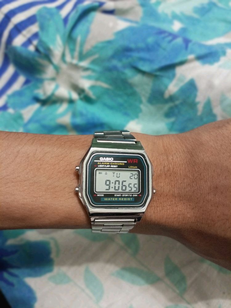 Analog Watch , Silver Casio Copy Unisex .