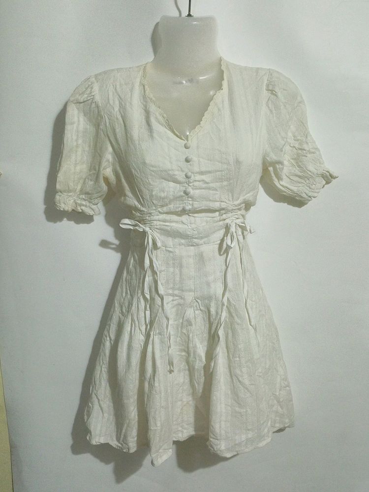 VERY CUTE OFF WHITE FROCK