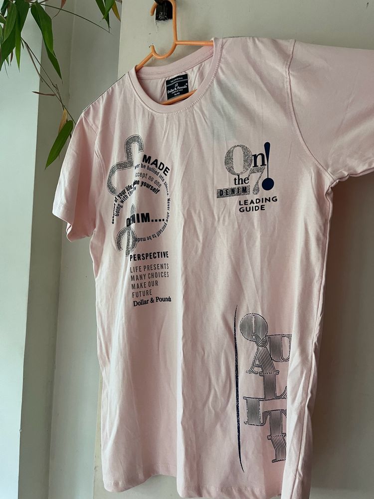 Men’s Tshirt Peach/Light pink