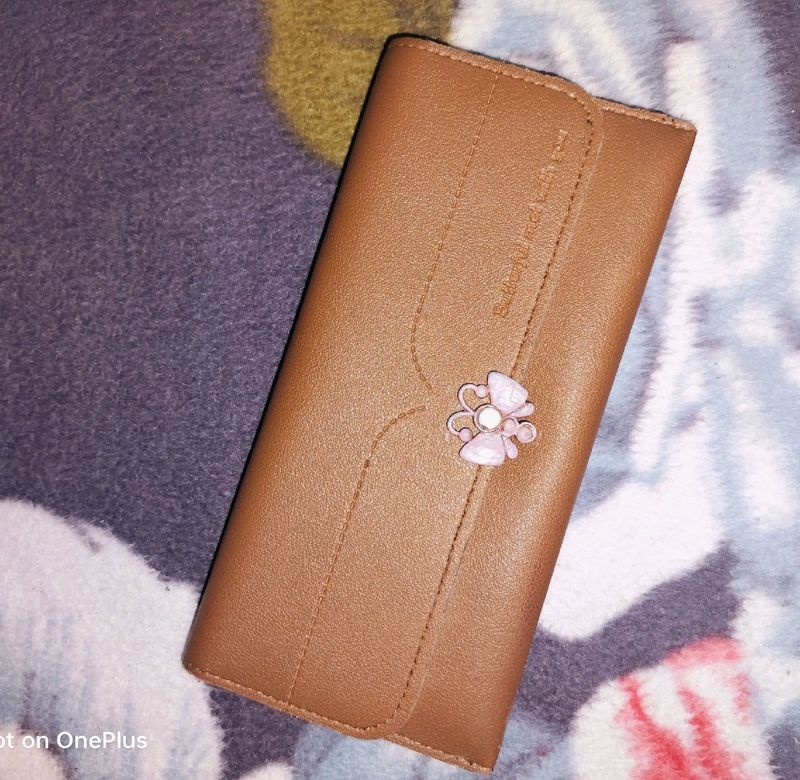 Brown Clutch Wallet