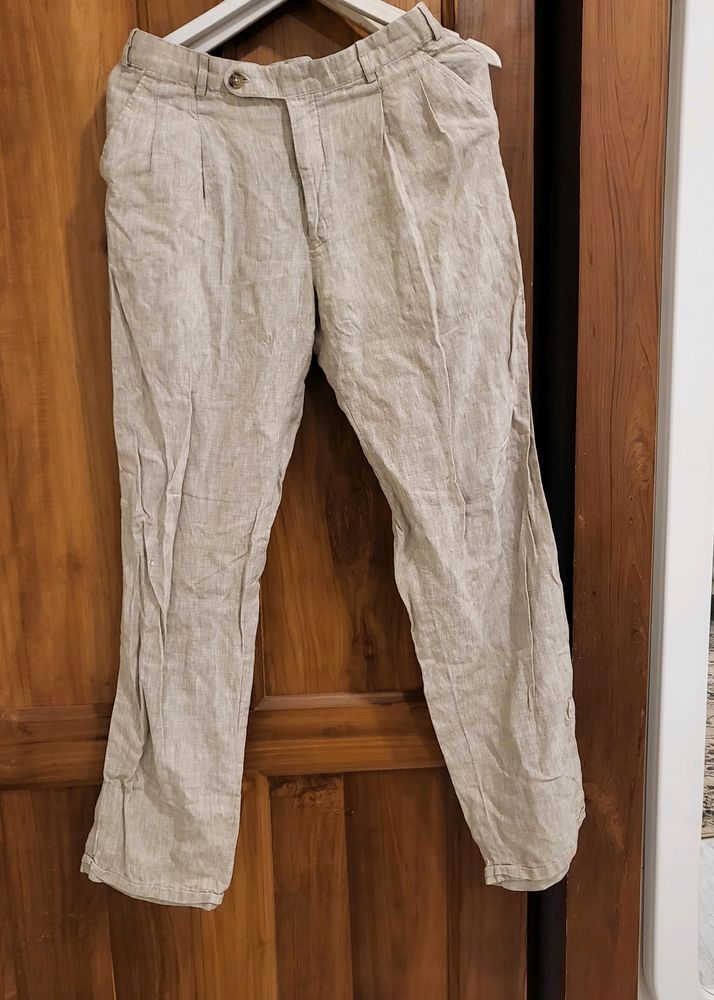 Linen Pants Beige /cream