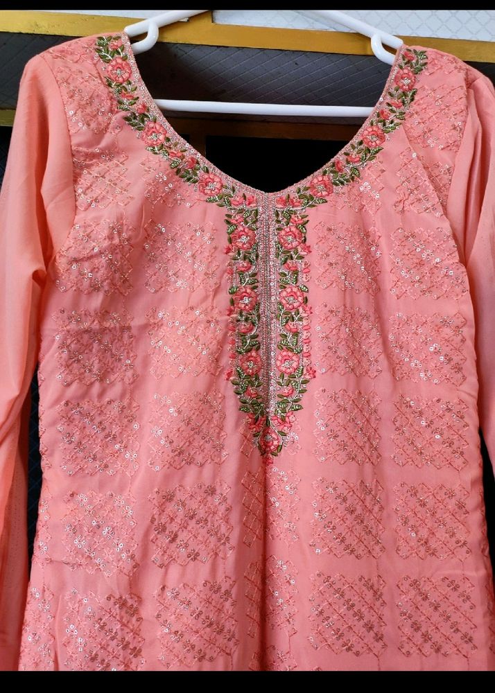 Pakistani Suit With Circular Plazo