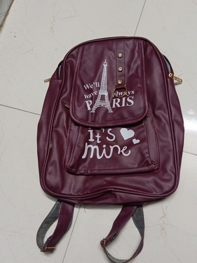 School College Girls Bag