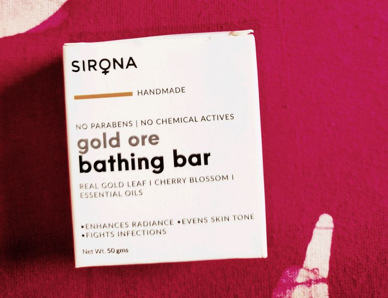 Sirona Gold Ore Bathing Bar 50 Gm