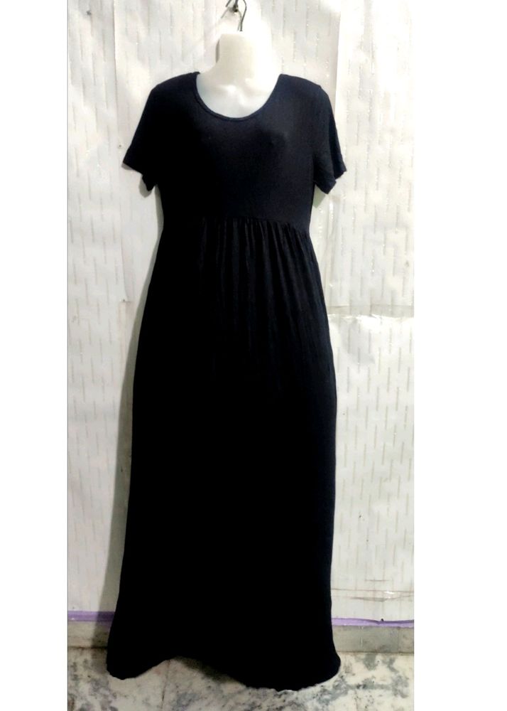 Black Long Dress For women's