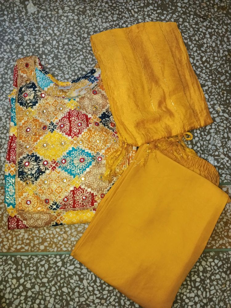 Yellow Kurta Set