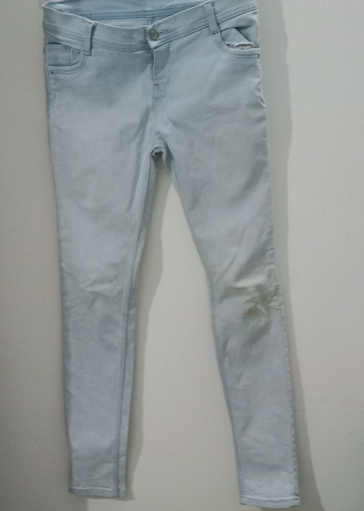 Sky Blue Skinny Jeans