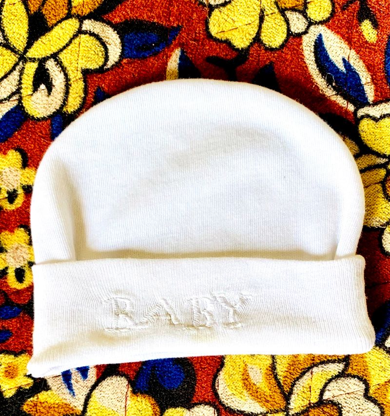 Newborn Baby Cap (White)