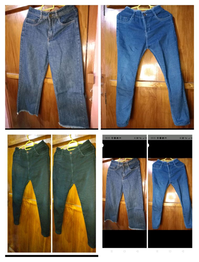 Combo Of 3 Women Denim Jeans