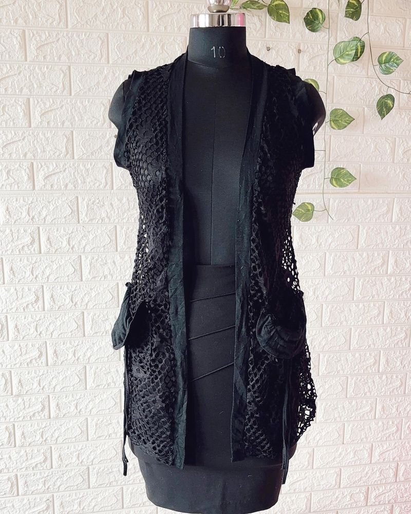 Black Lace Shrug