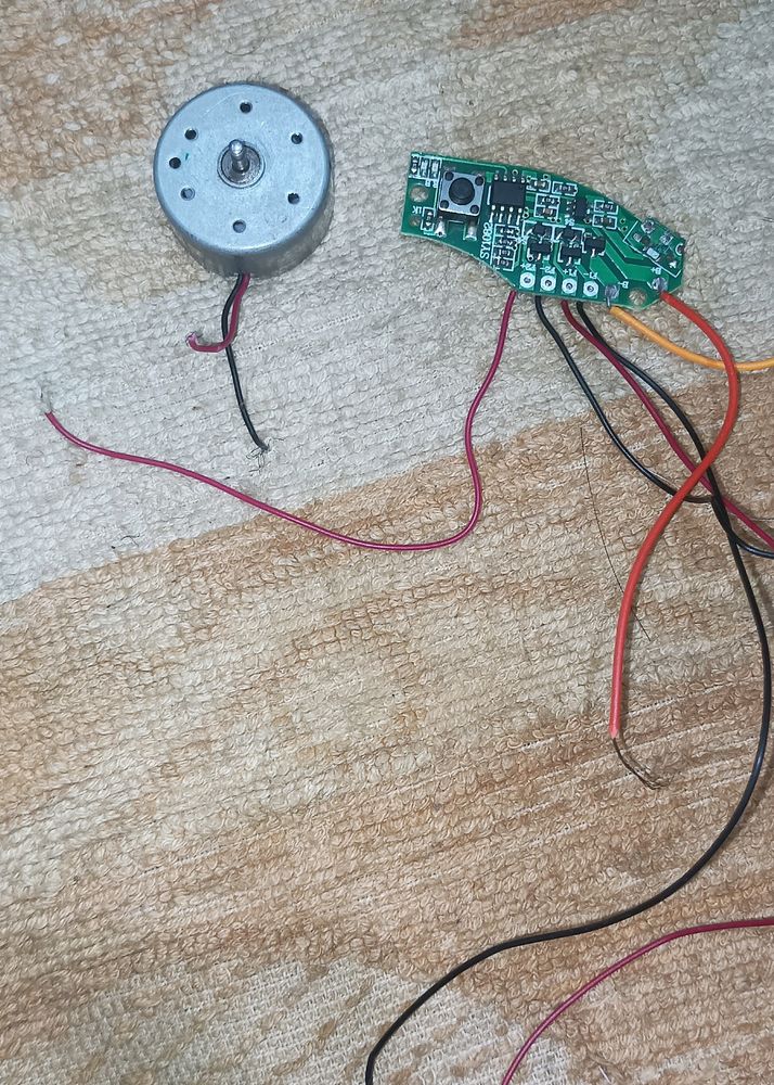 high speed hand fan motor with module