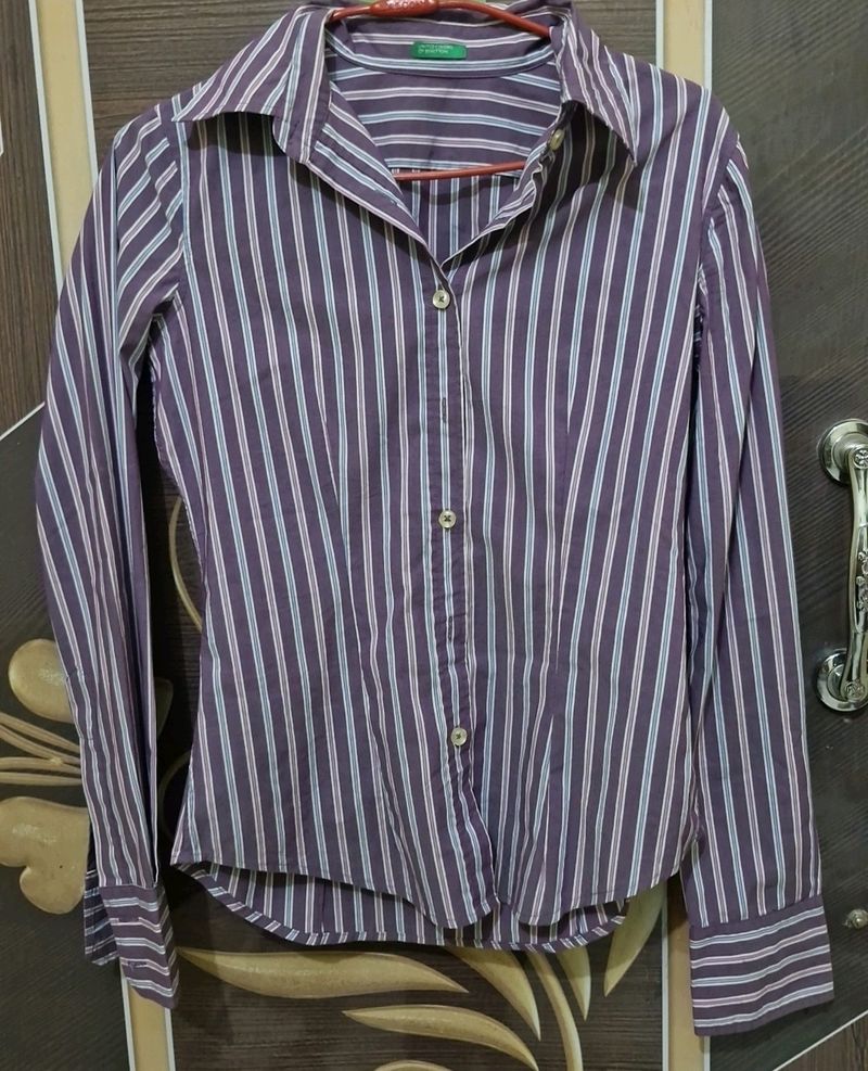 A Formal Striped Shirt