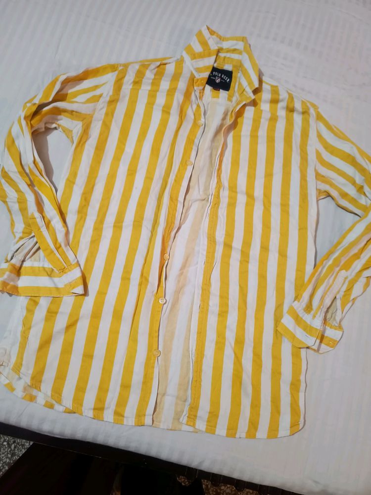 Men Yellow Shirt