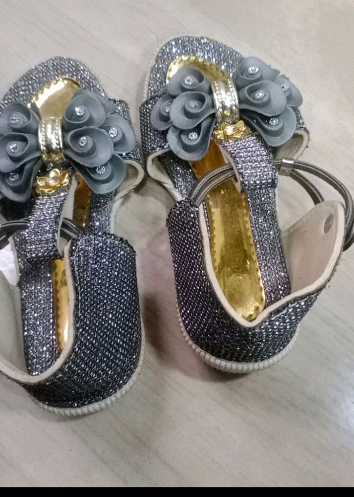 Party Wear Sandals For Baby Girl