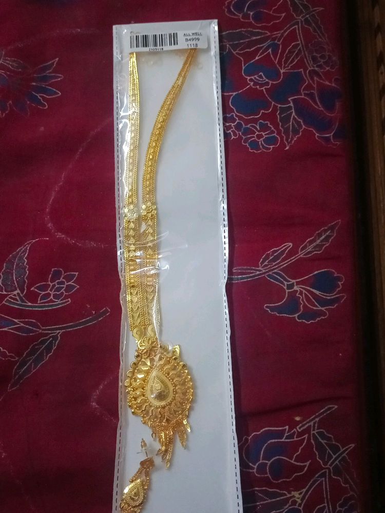 One Gram Gold Plated Necklace Set