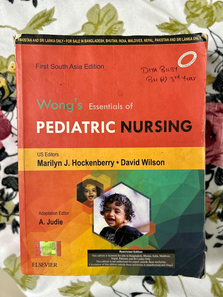 Pediatric nursing Textbook