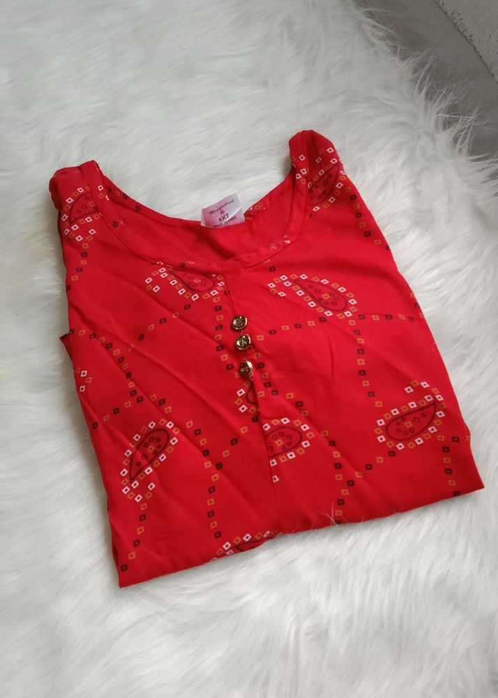 Red Kurti