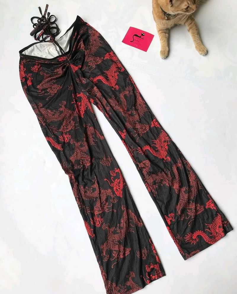 Dragon Tie Around Pants