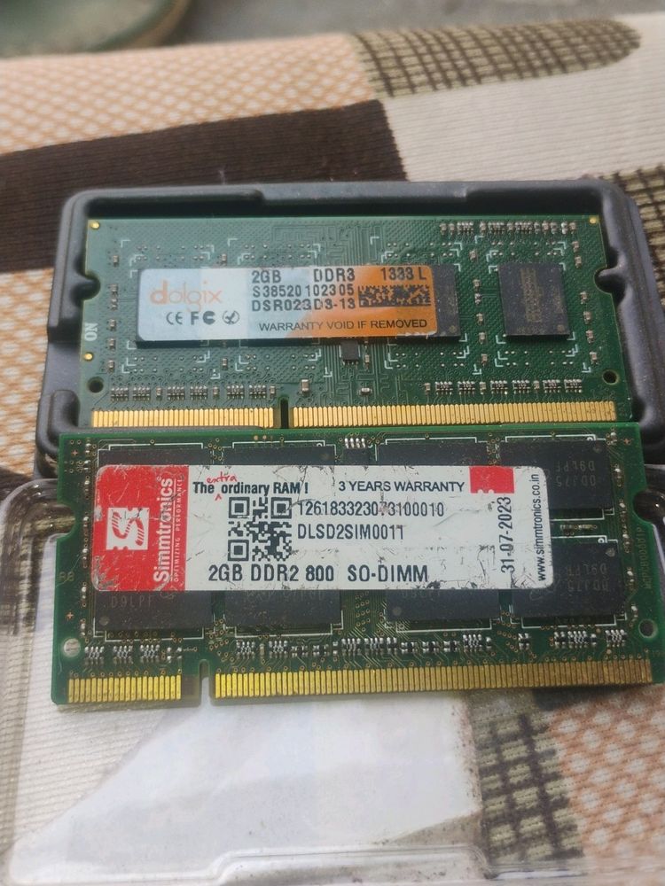 DDR2 And Ddr3 Ram Laptop