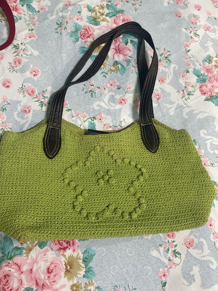 Hand Woven Crochet Bag