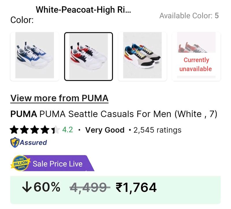 Puma Seattle Casuals For Men