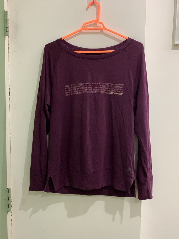 Purple Full sleeve top