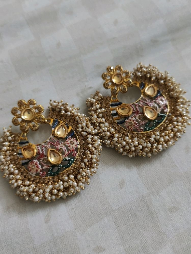 Voylla Chandbali Earrings