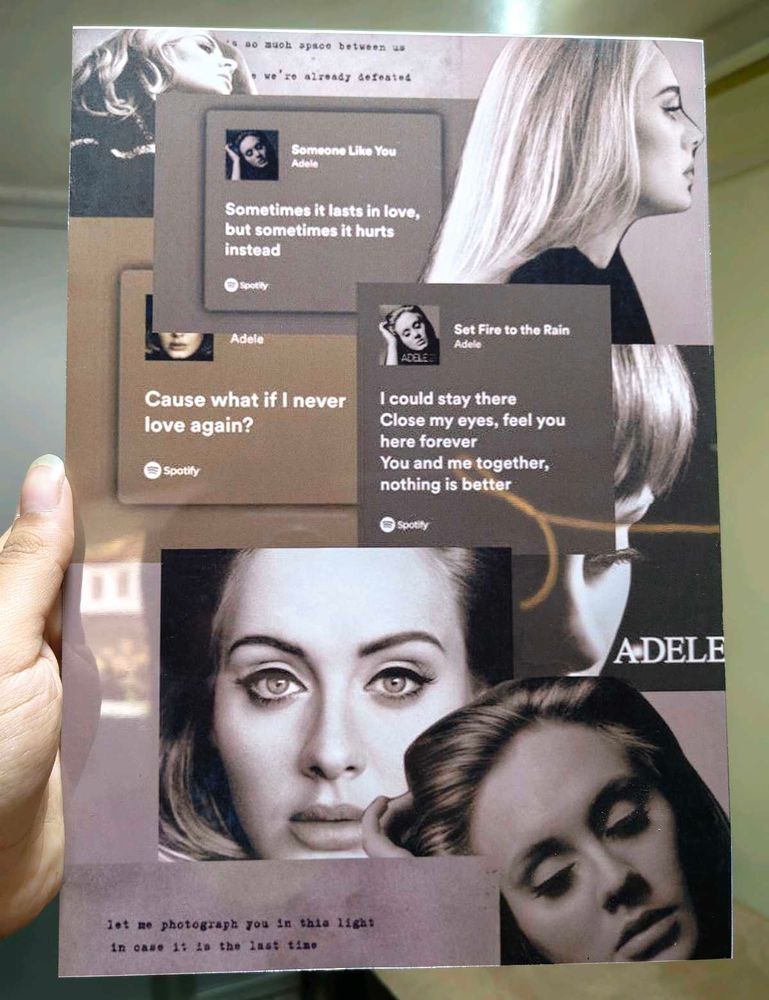 Adele Metal Print