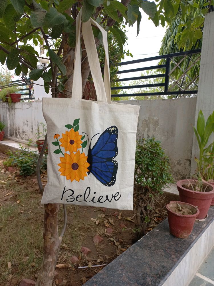 New Butterfly Believe Tote Bag