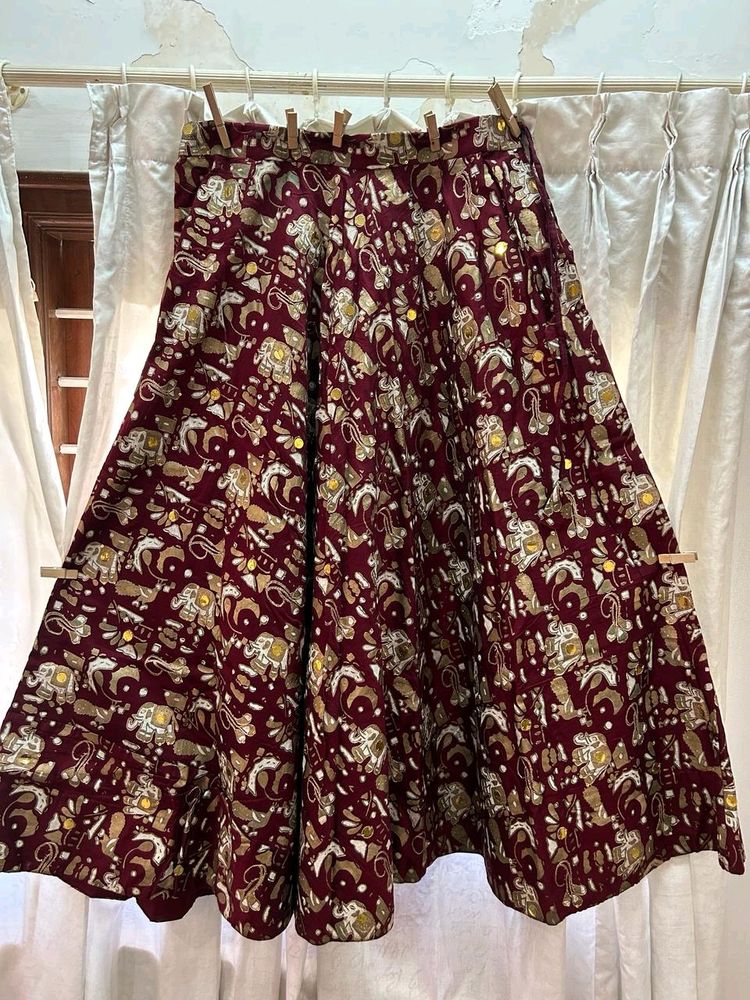 Printed Lehenga + Blouse