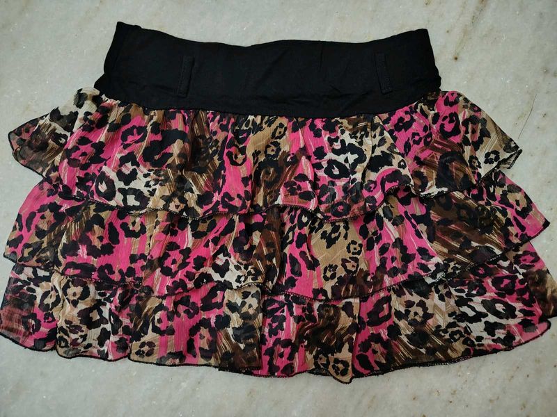 Girls mini Skirt Printed