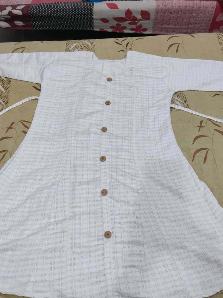 White Kurti