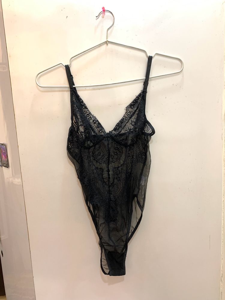 Bodysuit Black Net