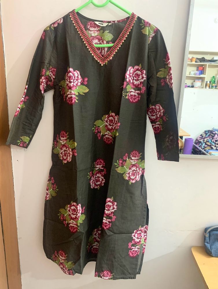 Max Daily Wear Brown Kurti