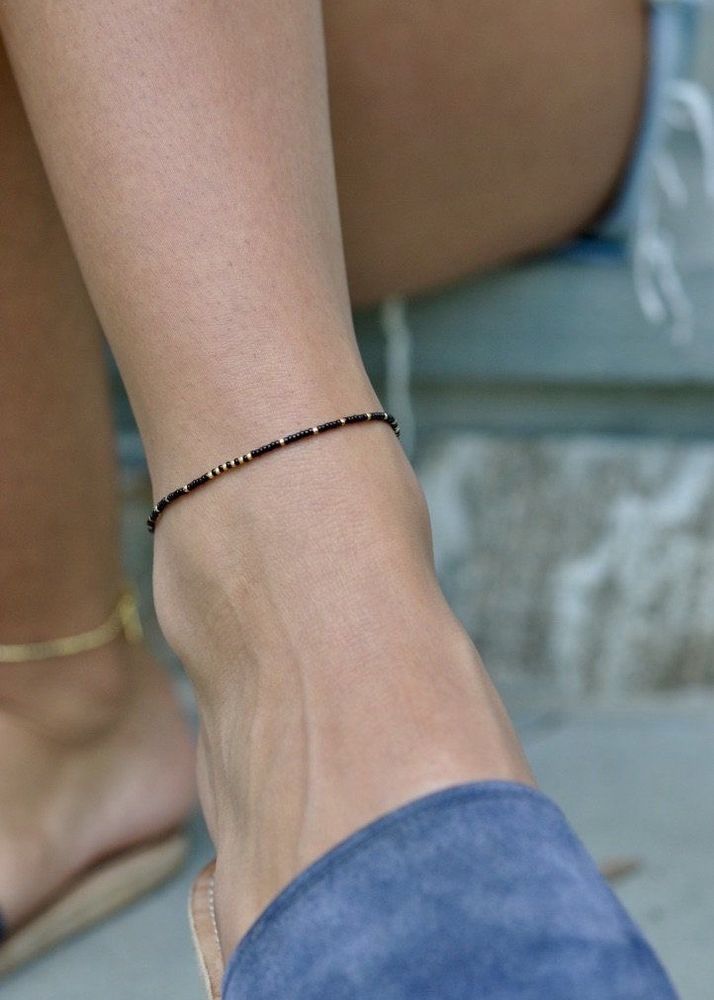 Minimalist Beaded Anklet/Bracelet For Nazar 🧿