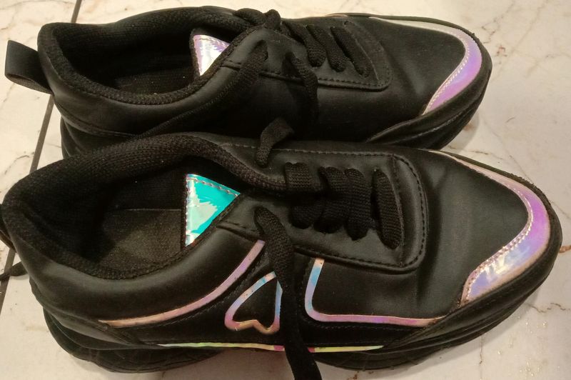 Beautiful Black Color Shoes Like New Condition