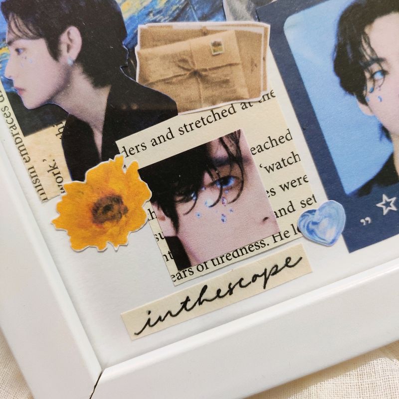 BTS TAEHYUNG PHOTOFRAME HANDMADE💜