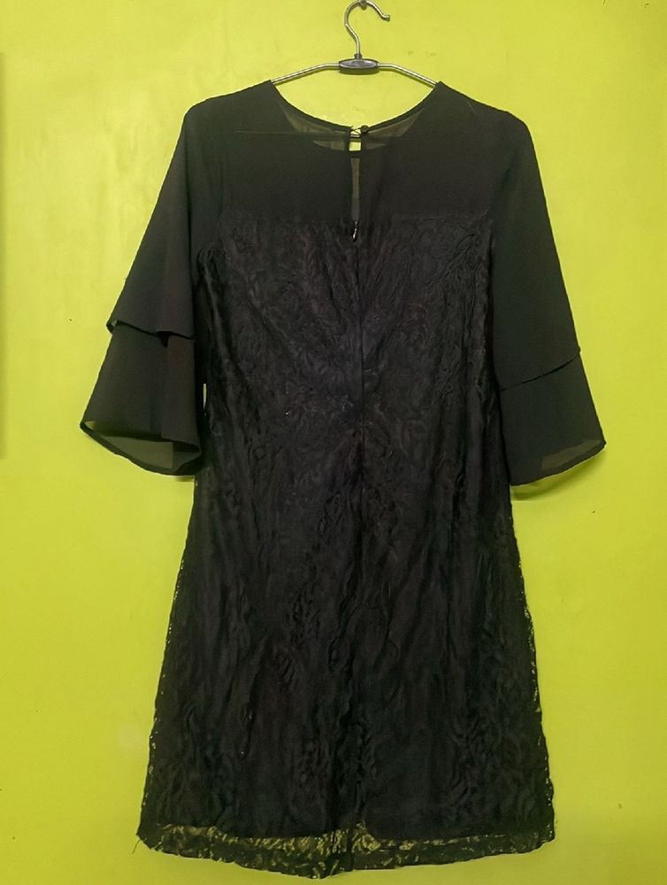 Black Lace Dress For Ladies