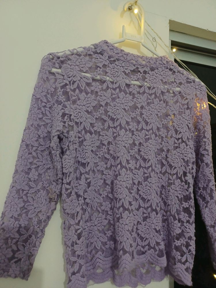 Lavender Top Of Ajio