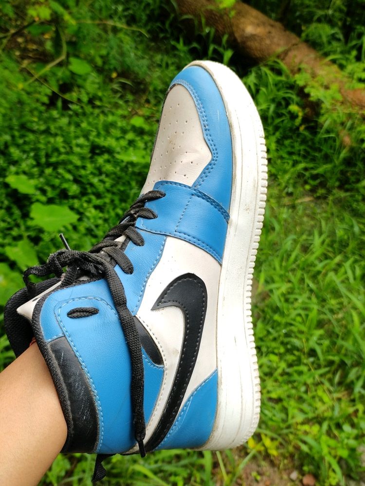 Nike First Copy Shoes Blue and Black Colour