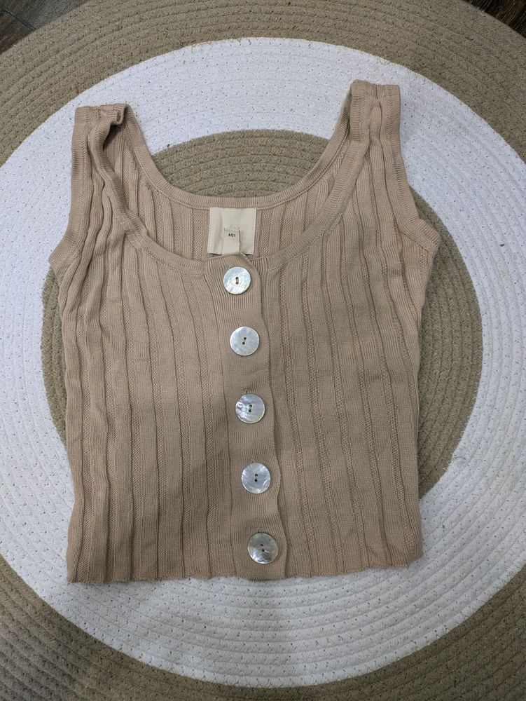 H&M Ribbed Vest Top