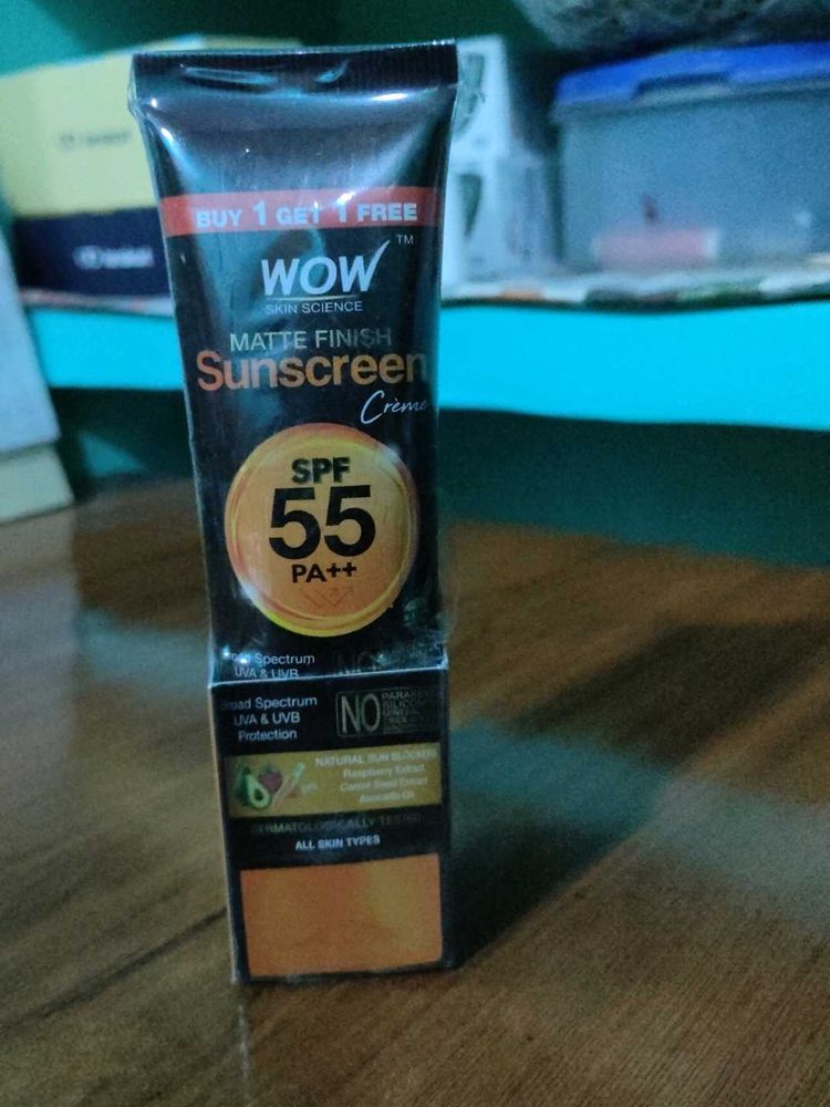 Sealed Pack Was In Science Sunscreen