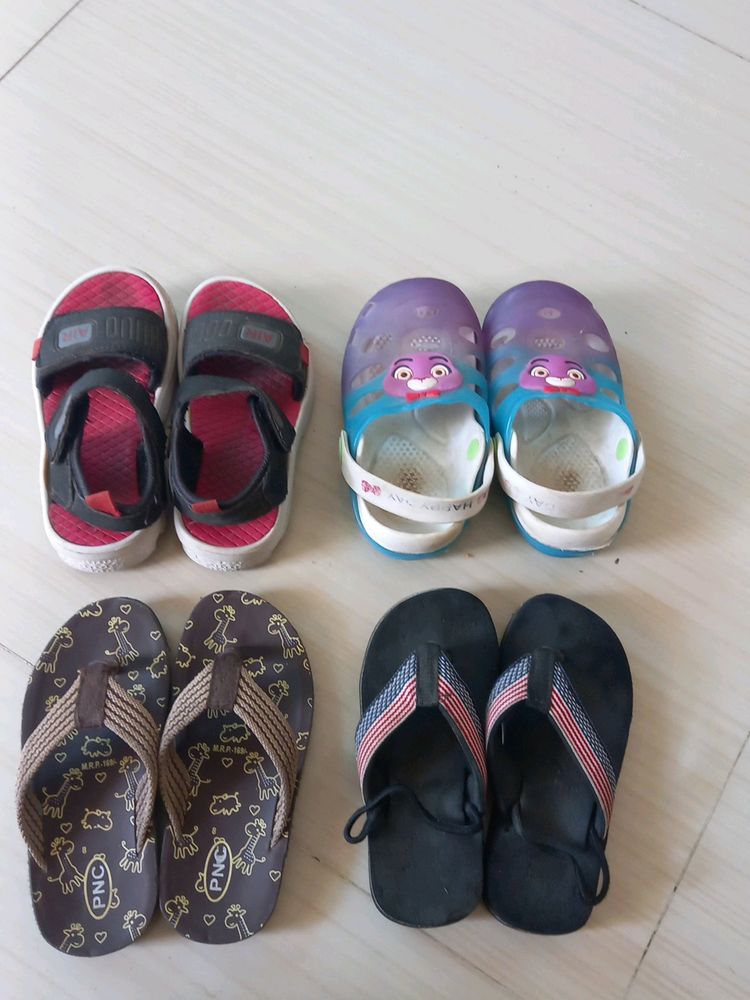 Combos Footwear 4 Pairs