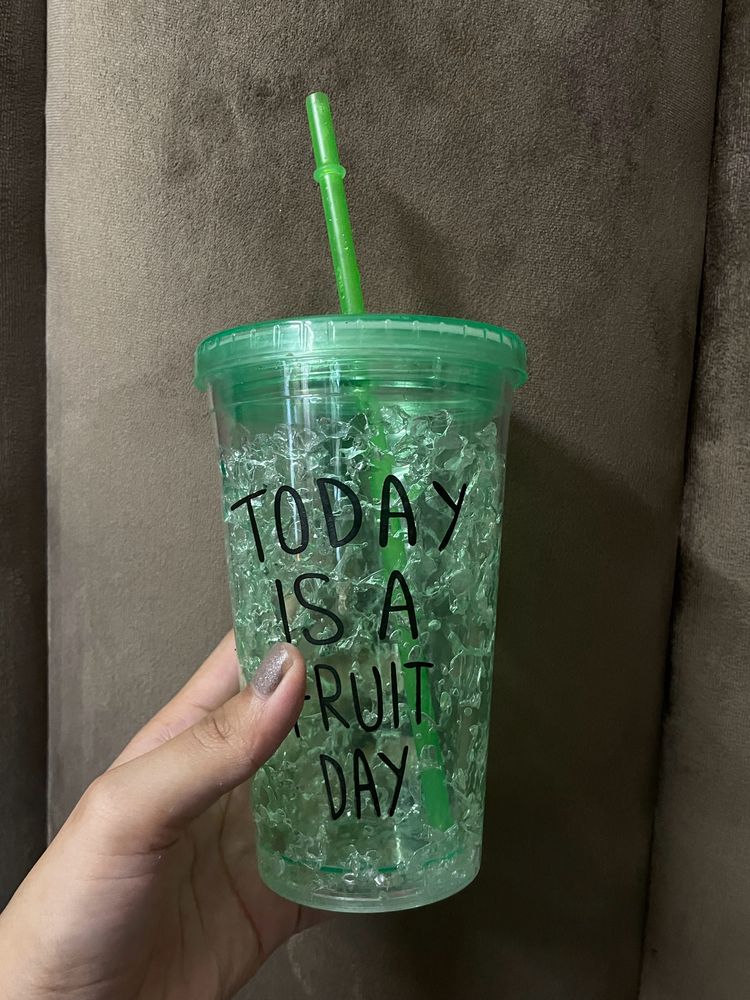 Green Plastic Sipper