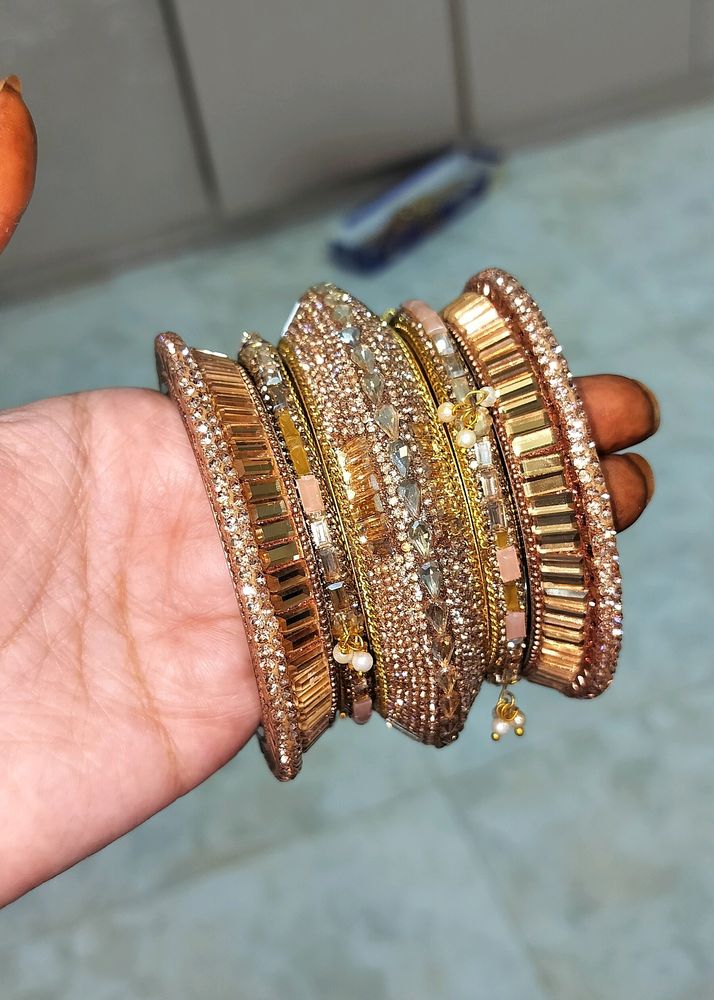 Rose Gold Heavy Bangles