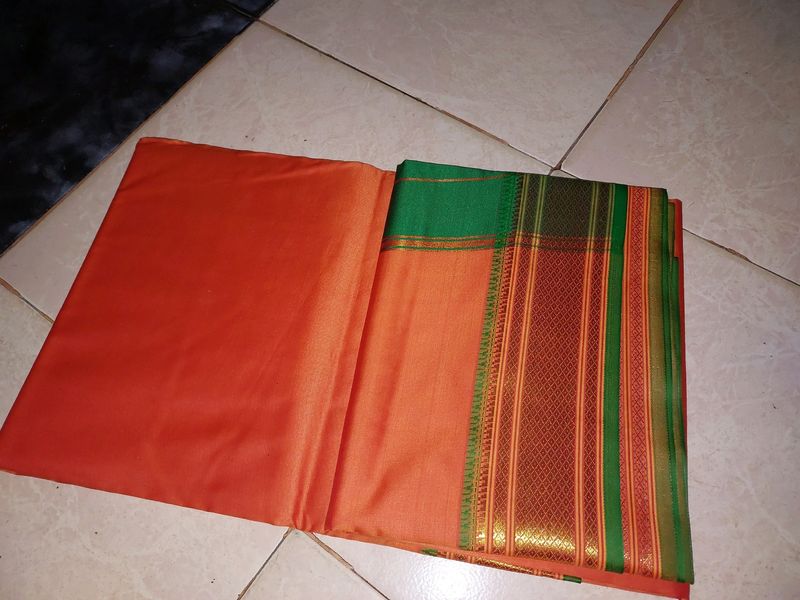 Belgavi Silk Saree Paithani Border